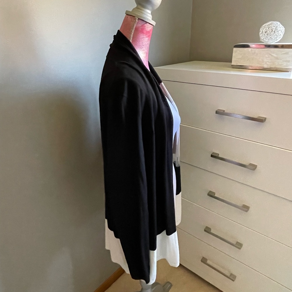 Colorblock Pattern Cardigan - image 7